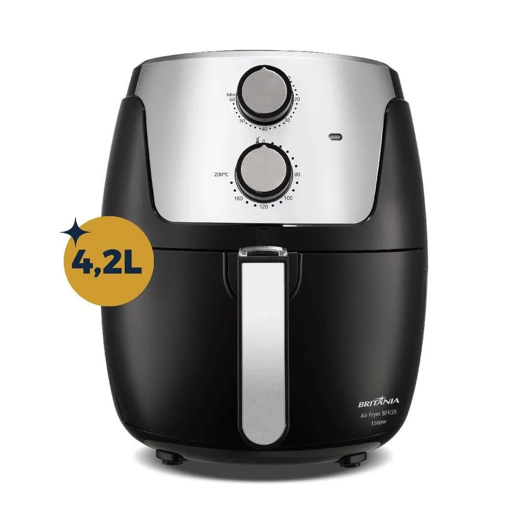 Air Fryer Britânia 4,2L Dura Mais 1500W BFR38