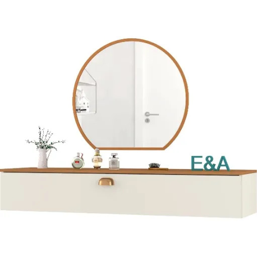 QUEIMA DE ESTOQUE! Penteadeira Com Gaveta 100CM Console Camarim E&A – Cores