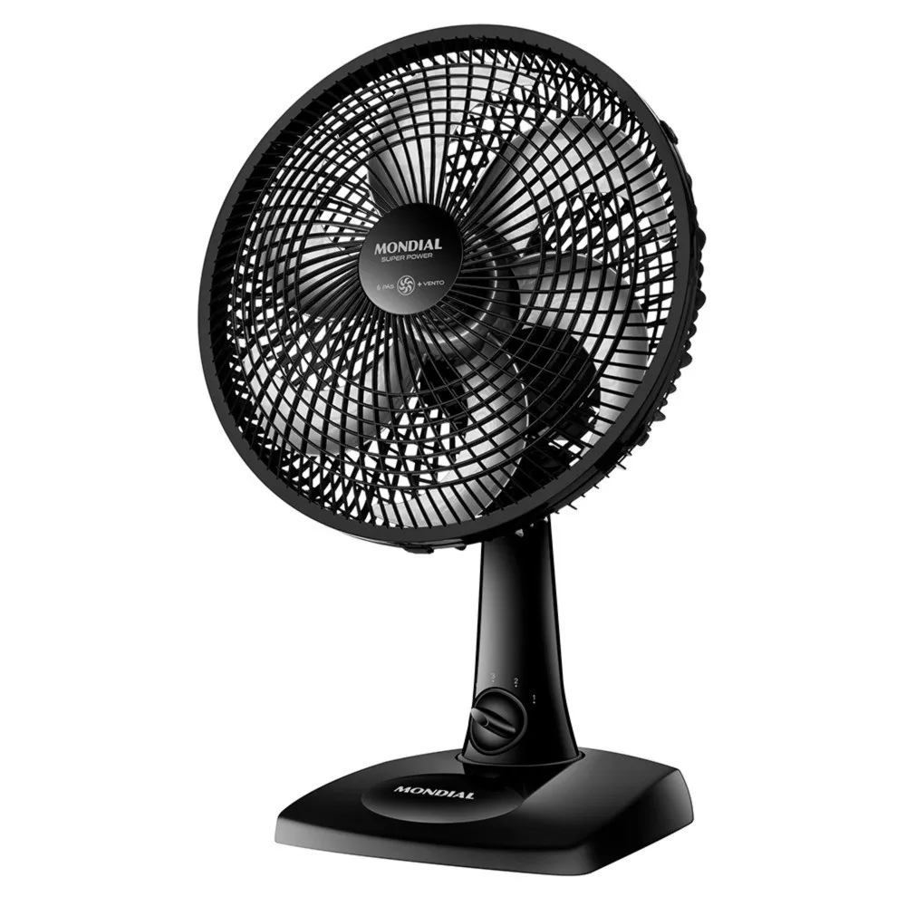 Ventilador de mesa 30 cm 6 pás com 3 velocidades – VSP-30-B – Mondial