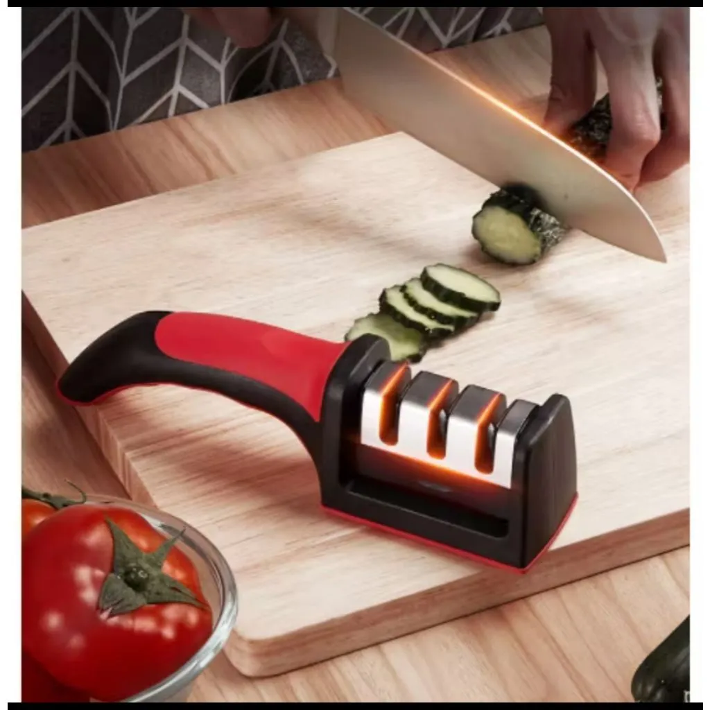 1/3/5 Afiador De Faca Estágios Amolador Profissional Com Afiação Rápida Em Aço Inoxidavel Amolador