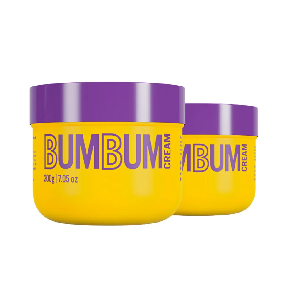 2x Bumbum Cream 200g Termogênico Hidratação Corporal Re...