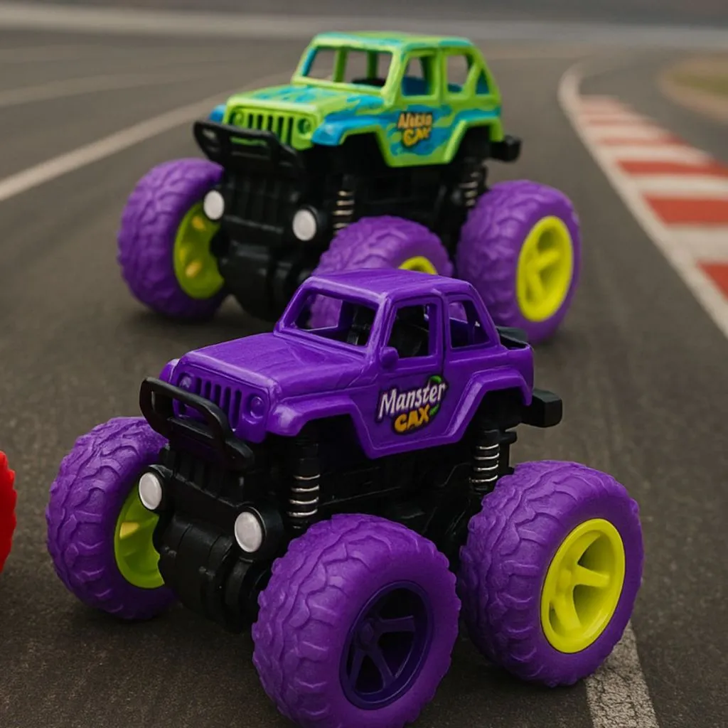 Brinquedo Carrinho Monster Caminhão 360 Carrinho Monster Truck 4×4 Menino Carrinho de Fricção Dutoys