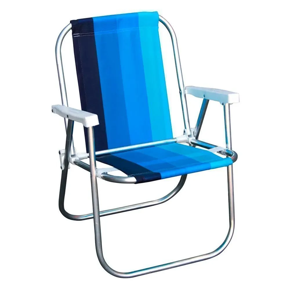 Cadeira de Praia Alta Botafogo em Alumínio Cores Divers...