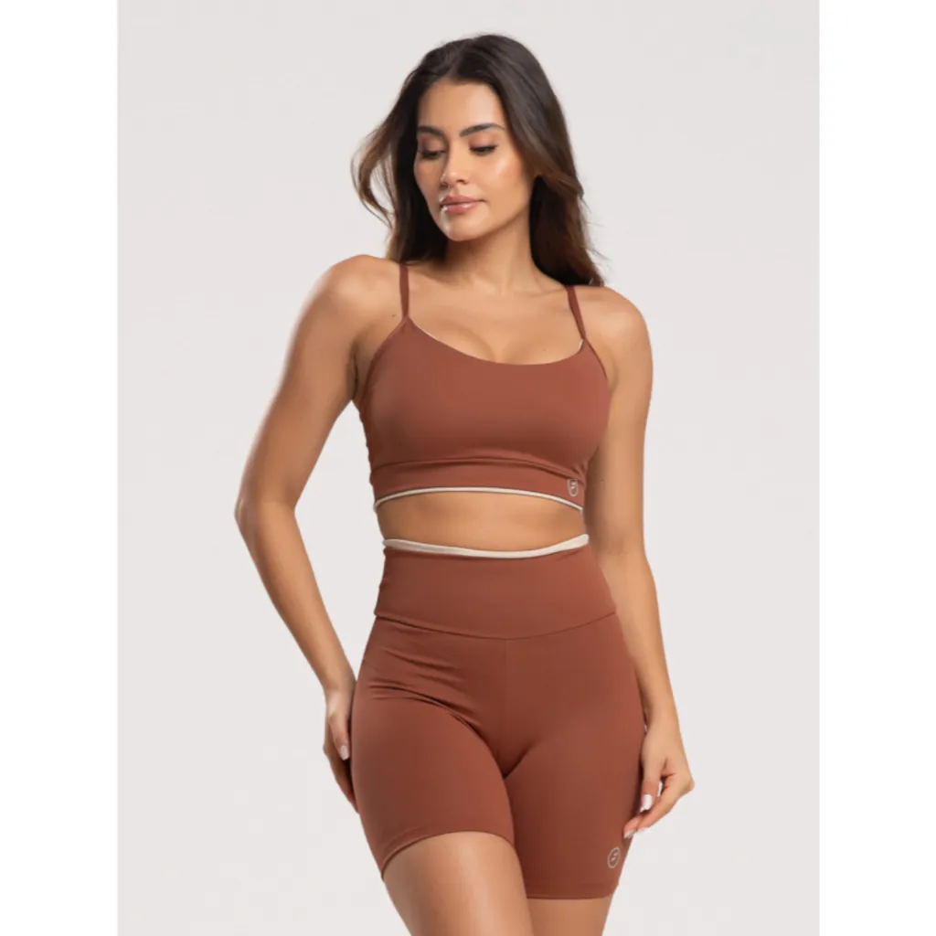 Conjunto Fitness Element academia short e top poliamida...