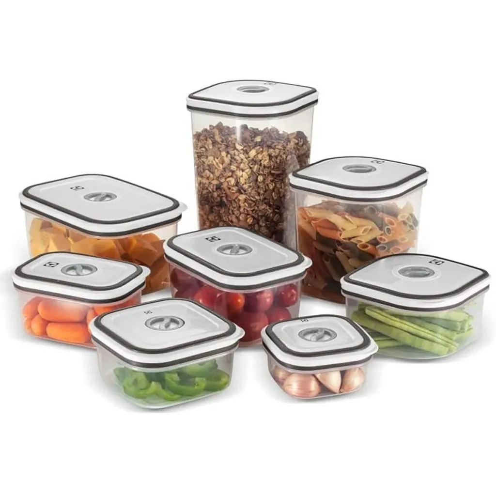 Conjunto Kit Potes Herméticos Electrolux – 8 unidades, Plástico
