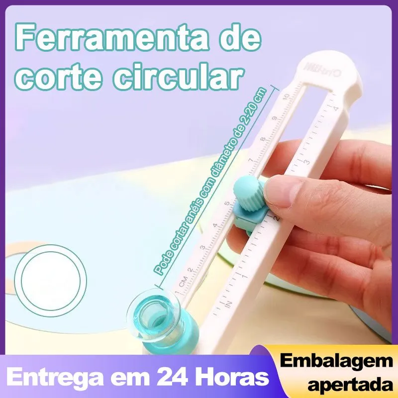 Cortador Circular 2-20cm De Papel De Com Balança Ajustá...
