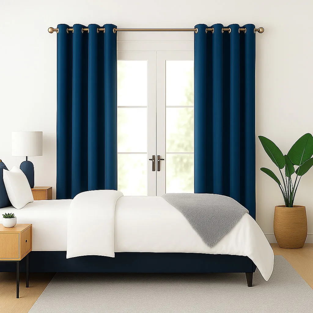 Cortina Blackout Para Quarto Sala Cozinha PVC Corta 100% Luz 2,80 Largura X 2,30 Altura Grande Instalação Fácil Promoção