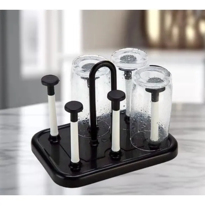 Escorredor Porta Copos de Cozinha Pia Mesa 6 lugares Pr...