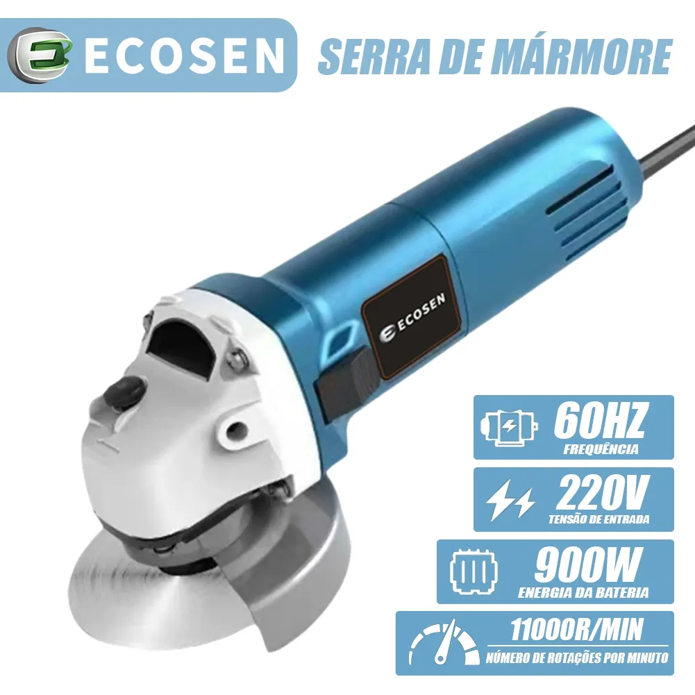 Esmerilhadeira e Lixadeira Angular 900w 115mm 4.1/2 11000rpm 50/60HZ