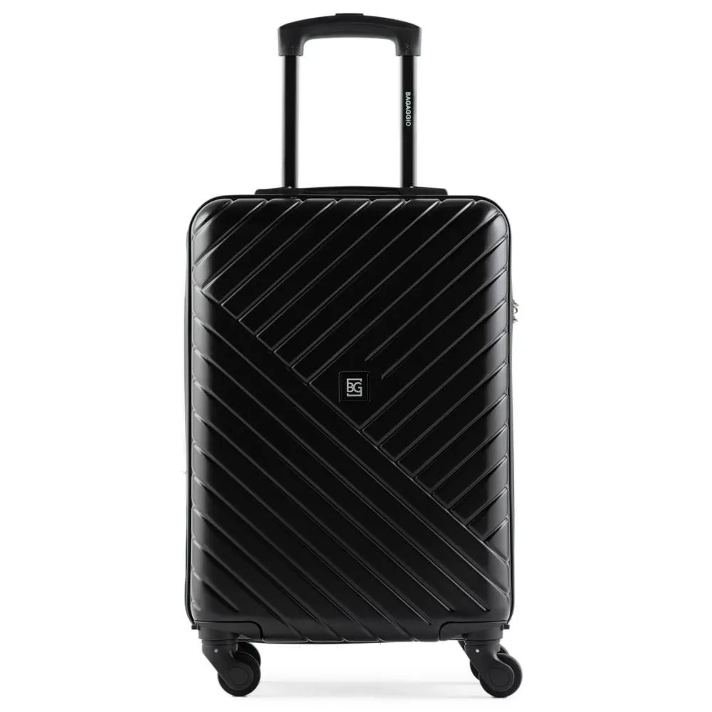 Mala de Bordo Abs 4 Rodas Detroit Preta