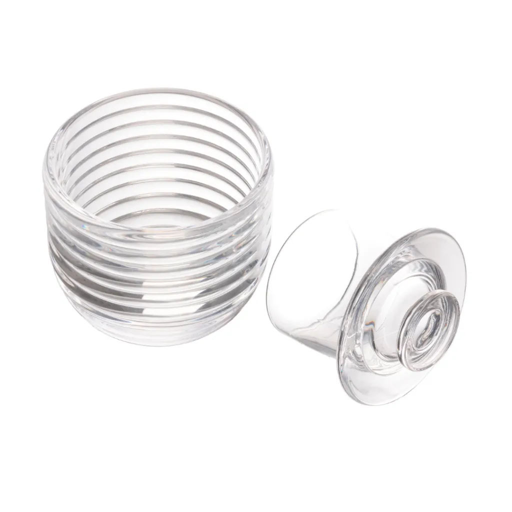 MANTEIGUEIRA FRANCESA LYOR DE VIDRO COLMÉIA 9,5CM X 9,5CM X 10,5CM