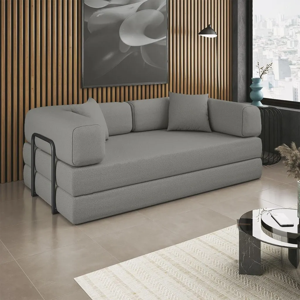 Sofá Cama Colchão de Espuma à Vácuo CompactAir Sala Bal...