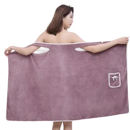 Toalhas de banho de secagem rápida para mulheres e meni...