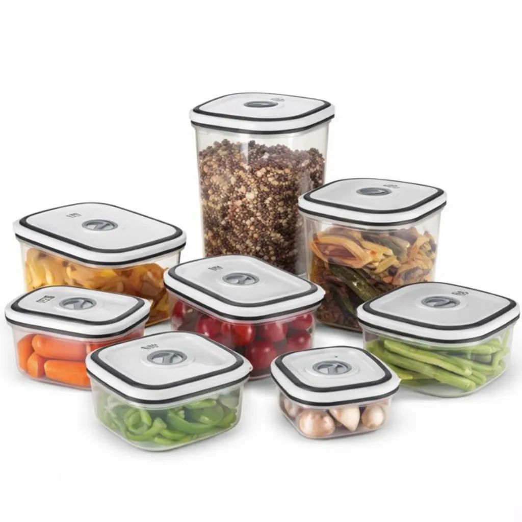 Potes Herméticos Electrolux de Plástico Cinza Escuro Re...